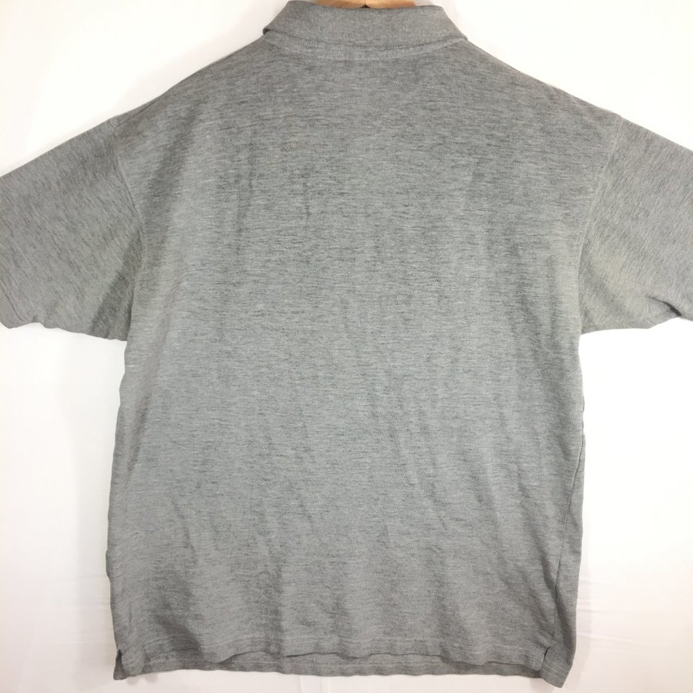 Disney Men's X-Large Gray Polo Short Sleeve Shirt Embroidered Mickey Mouse - Picture 4 of 8